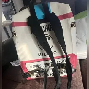 Moschino | Bags | Moschino Rare Leather Trimmed Fashion 